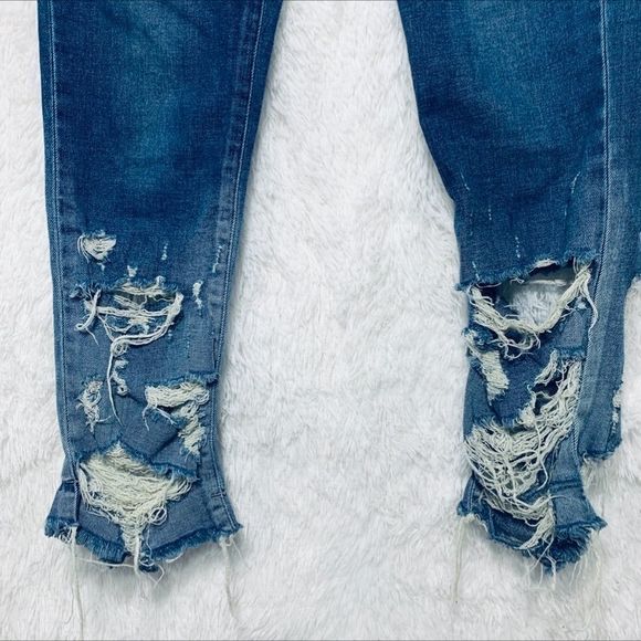 Edwin Brittany Destroyed Jeans 27 Ripped Edgy - Picture 11 of 16